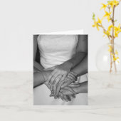 Die Braut Karte (Gelbe Blume)