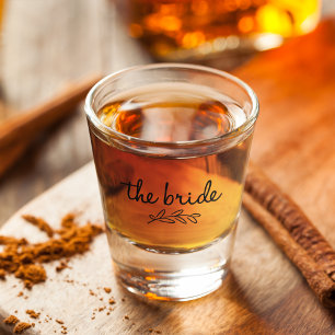 Die Braut Land Hochzeits Toast Schnapsglas