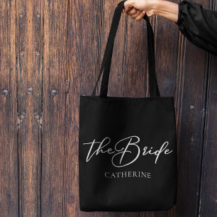 Die Braut Personalisiert Chic Minimalistische Hoch Tasche