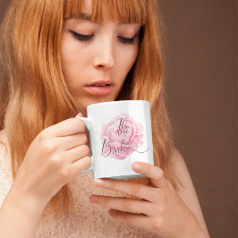 Die Braut Pfingstrose  Kaffeetasse