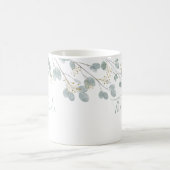 Die Braut Rustikaler Eukalyptus Kaffeetasse (Mittel)