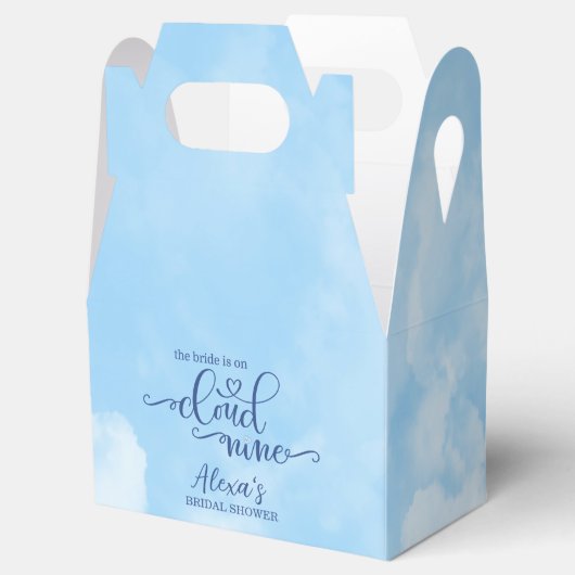 Die Braut steht auf Cloud 9 Geschenkschachtel (Geöffnet)