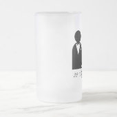 Die Braut u. der Bräutigam Mattglas Bierglas (Mittel)