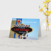 Die Braut u. der Bräutigam sind angekommen! Karte (Gelbe Blume)