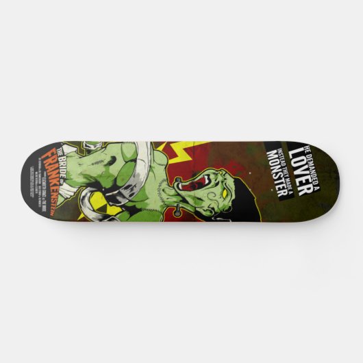 Die Braut von Frankenstein Skateboard (Horizontal)