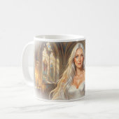 Die Braut wartet Kathedrale Grace Tasse (Vorderseite Links)