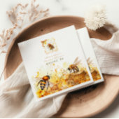 Die Braut zu Bienenhonigdusche Serviette