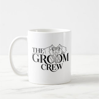 Die Brautführer-Crew | Elegante Tuxedo-Hochzeitsge Kaffeetasse