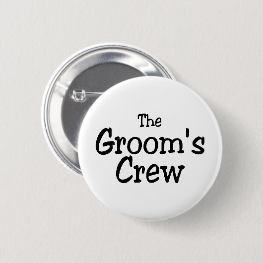 Die Bräutigam-Crew Button (Vorne & Hinten)