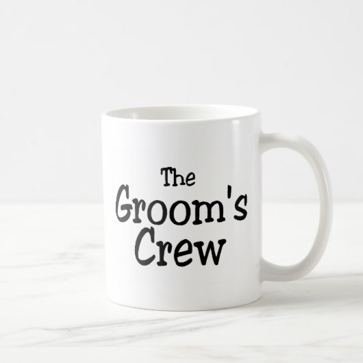 Die Bräutigam-Crew-Hochzeit Kaffeetasse (Rechts)