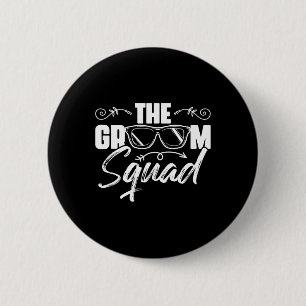 Die Bräutigam-Mannschaft Single-Hochzeit Junggesel Button