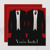 Die Bräutigame Einladung (Vorne/Hinten)