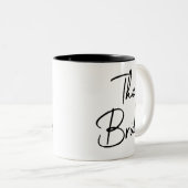 Die Brautkaffee-Tasse Zweifarbige Tasse (VorderseiteRechts)