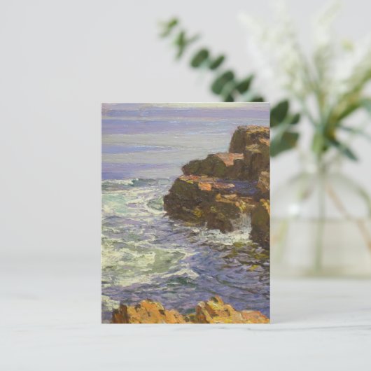 Die Breaking Wave von Edward Henry Potthast  Postkarte (Stehend Vorderseite)