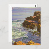 Die Breaking Wave von Edward Henry Potthast  Postkarte (Vorne/Hinten)