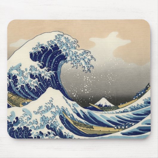 Die brechende Welle von Kanagawa Mousepad (Vorne)