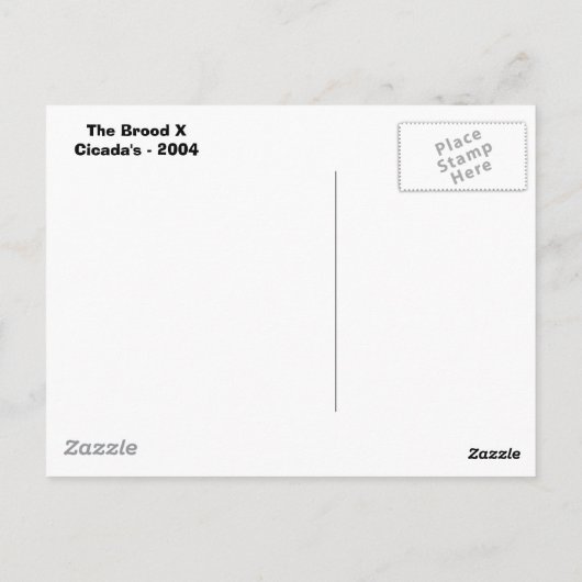 Die Breite X Postkarte (Rückseite)