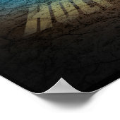 Die brennende Bush-Leinwand Poster (Ecke)