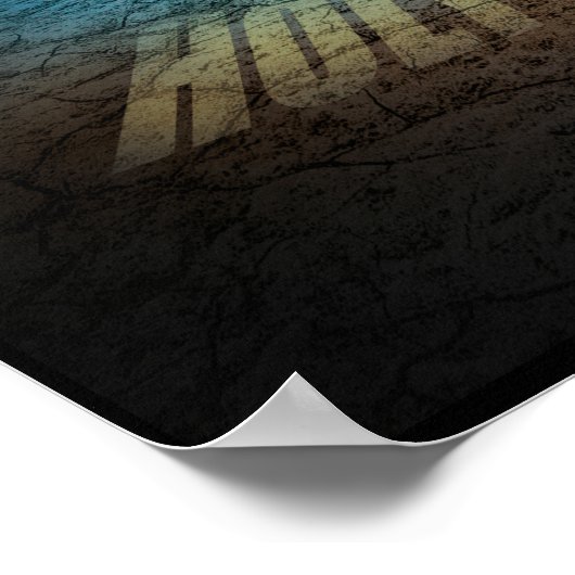 Die brennende Bush-Leinwand Poster (Ecke)