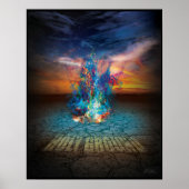 Die brennende Bush-Leinwand Poster (Vorne)