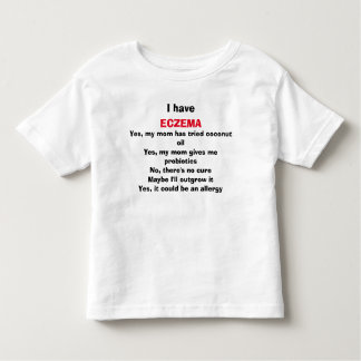 Die brennenden Fragen des Ekzems, beantwortet Kleinkind T-shirt