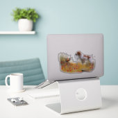 Die Bretagne Aufkleber (Laptop auf Schreibtisch)