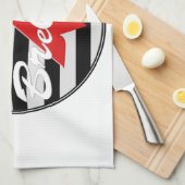 Die Bretagne Breizh Hermelin Geschirrtuch (Viertel Falte)