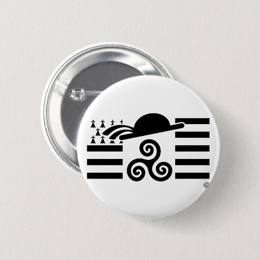 Die BRETAGNE Button (Vorne & Hinten)