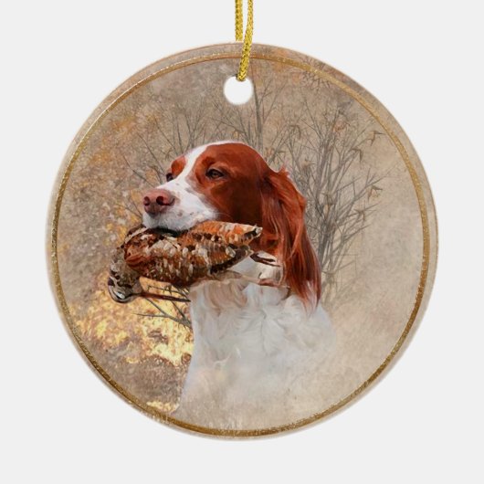 Die Bretagne Keramik Ornament (Vorne)