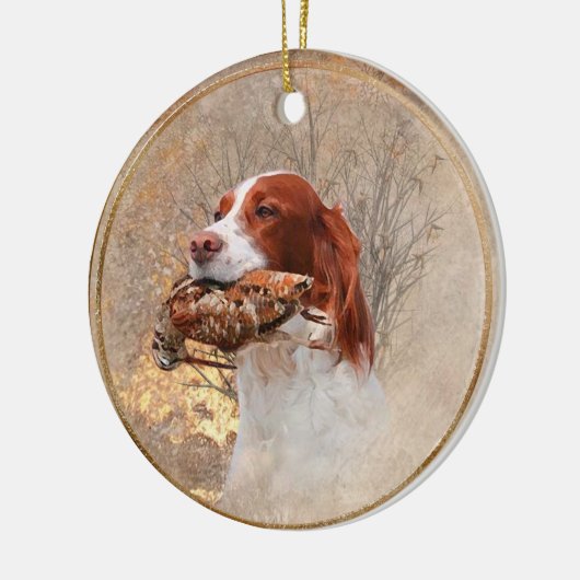 Die Bretagne Keramik Ornament (Links)