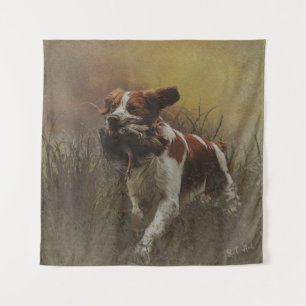 Die Bretagne spaniel Keramik Tile Beverage Coas Wandteppich
