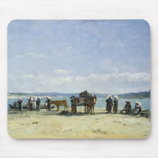 Die bretonischen Ehefrauen der Fischer, 1870-73 Mousepad (Vorne)