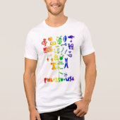 DIE BRETT BENDER TROPHÄE RAINBOW EDITION Tri-Blend SHIRT (Vorderseite)