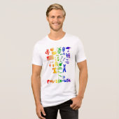 DIE BRETT BENDER TROPHÄE RAINBOW EDITION Tri-Blend SHIRT (Vorderseite voll)