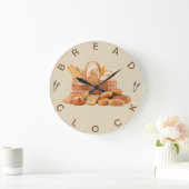 Die Brettmauer-Uhr Große Wanduhr (Zuhause)