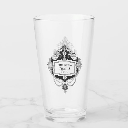 Die Brew, die wahr Pub Pint Glas (Rückseite)