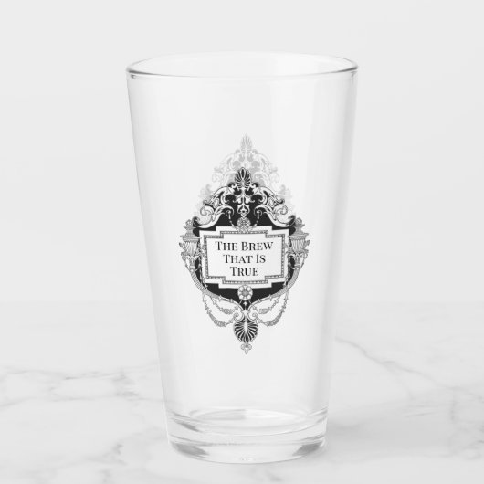 Die Brew, die wahr Pub Pint Glas (Vorderseite)