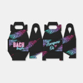 Die "Bride Blue & Pink Tropical Bach Fevor Box" Geschenkschachtel (Ungefaltet)