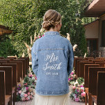Die Bride Frau gegründet Jeansjacke<br><div class="desc">Herrliche Denim-Jacke. Ideal für Fotos mit dem Brautparty!</div>