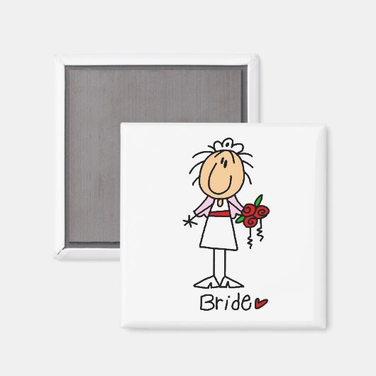 Die Bride - Hemden und Geschenke Magnet (Vorderseite/Rückseite)