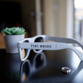 Die Bride White Wedding Sonnenbrille