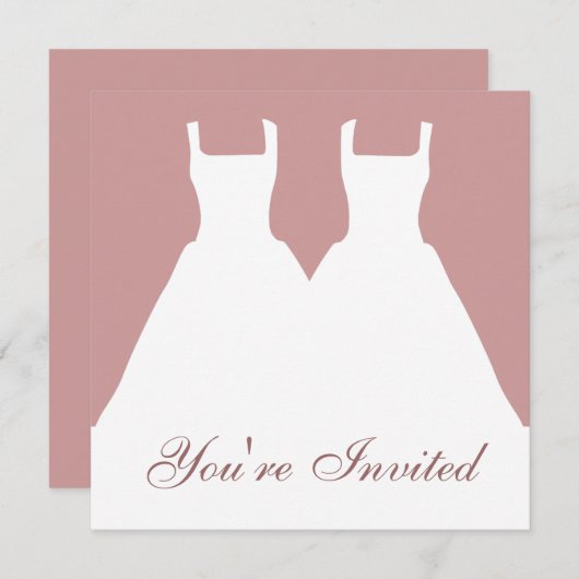 Die Briden Einladung (Vorne/Hinten)