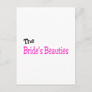 Die Brides beauties Black and Pink Postkarte