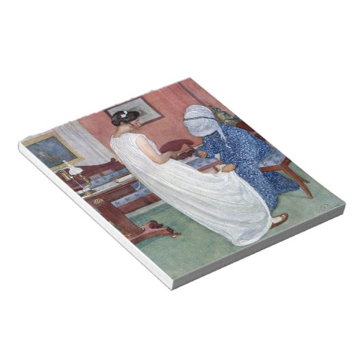 Die Bridesmaid 1910 Notizblock (angewinkelt)