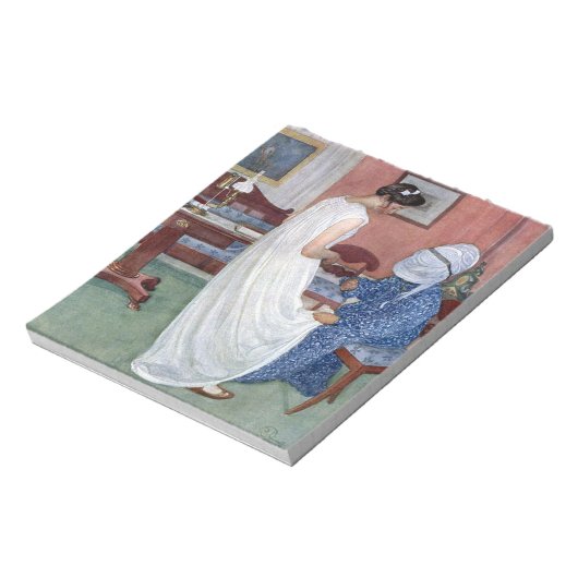 Die Bridesmaid 1910 Notizblock (Rotiert)