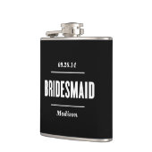 Die Bridesmaid | Hochzeitsflasche Flachmann (Links)