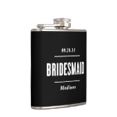 Die Bridesmaid | Hochzeitsflasche Flachmann (Rechts)