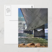 Die Bridge-Postkarte Postkarte (Vorne/Hinten)
