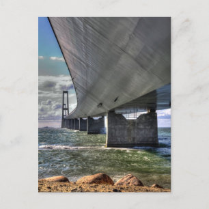 Die Bridge-Postkarte Postkarte