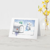 Die Briefkastenkarte - horizontal Karte (Gelbe Blume)